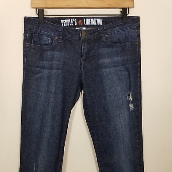 People's Liberation Star Pocket Jeans Size 27 - Picture 2 of 7